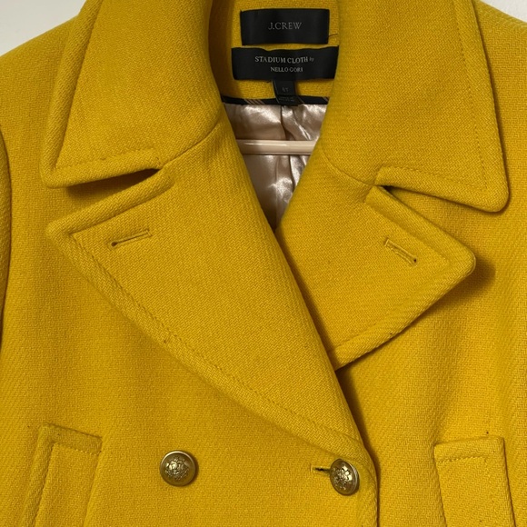 STADIUM CLOTH bY NELLO GORI 6T Preowned Wool Blend Double Breasted Peacoat - Picture 9 of 10